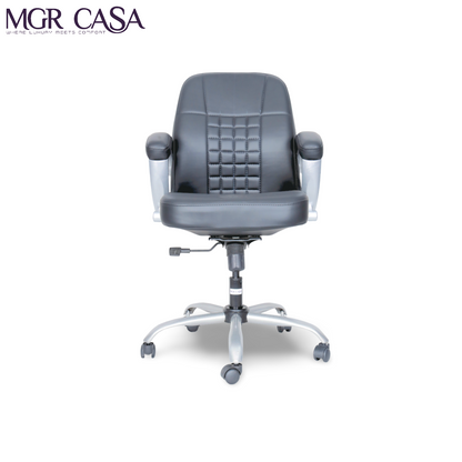 MGR ZEBRA MEDIUM BACK CUSHION OFFICE CHAIR