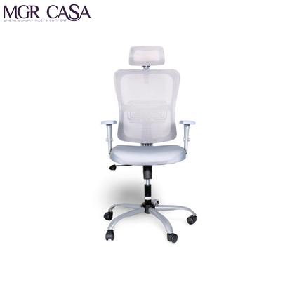 MGR VENTO GREY HIGH BACK MESH OFFICE CHAIR