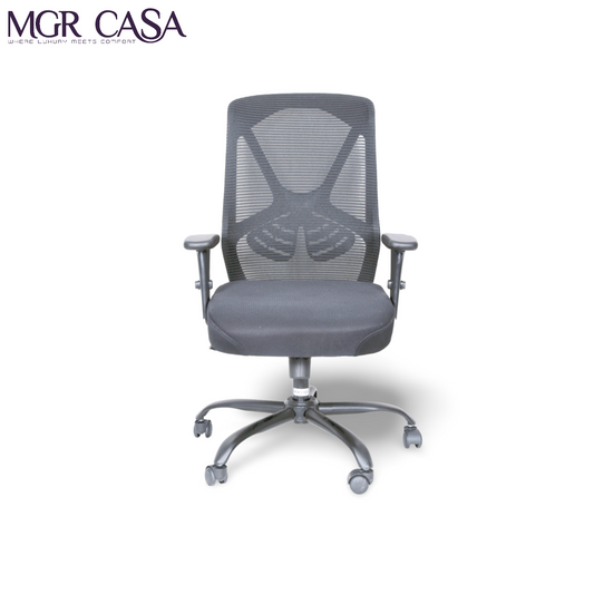 MGR YARIS BLACK MID BACK MESH OFFICE CHAIR
