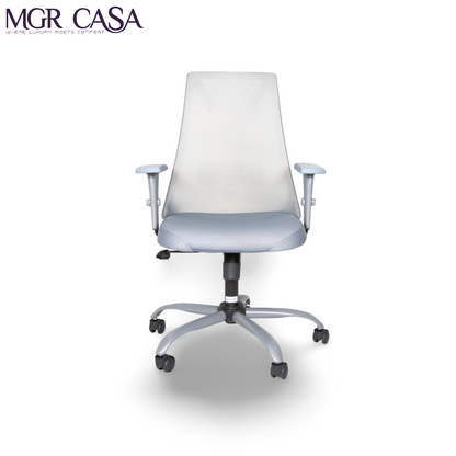 MGR LIBRA GREY MID BACK MESH OFFICE CHAIR