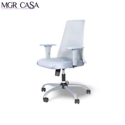 MGR LIBRA GREY MID BACK MESH OFFICE CHAIR