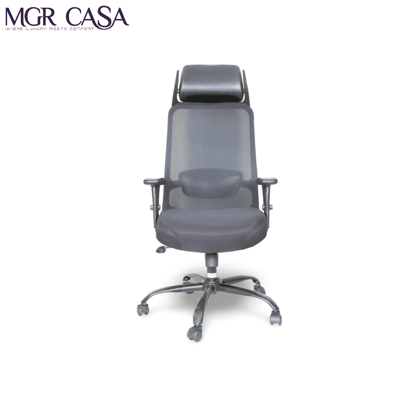 MGR ORION BLACK HIGH BACK MESH OFFICE CHAIR