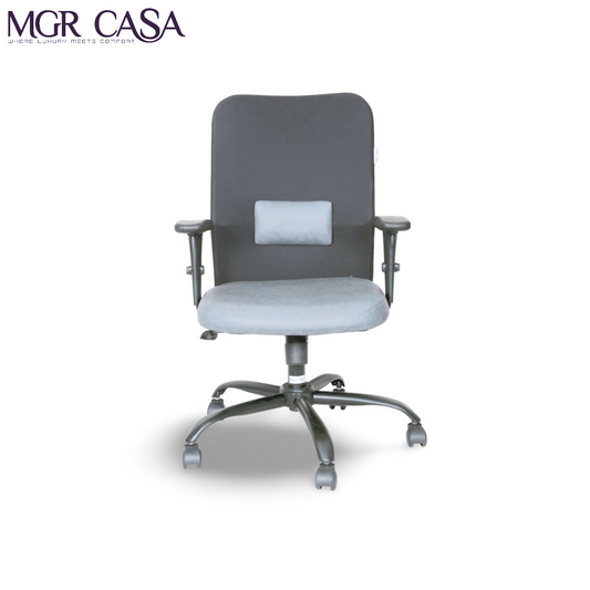 MGR NR BIG BLACK MID BACK MESH OFFICE CHAIR