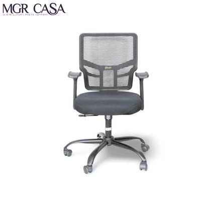 MGR ARREY BLACK MID BACK MESH OFFICE CHAIR