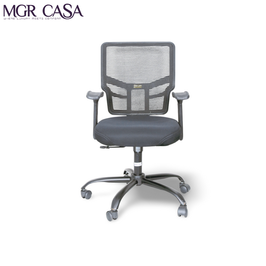 MGR ARREY BLACK MID BACK MESH OFFICE CHAIR