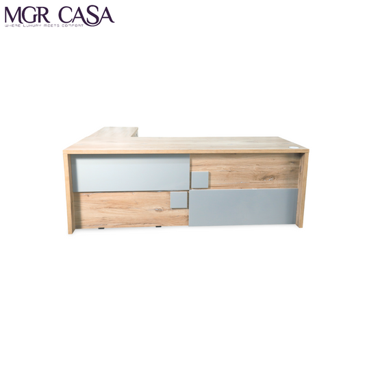MGR ENGINEERING WOOD SIZE CUSTUMIZABLE L SHAPE OFFICE TABLE