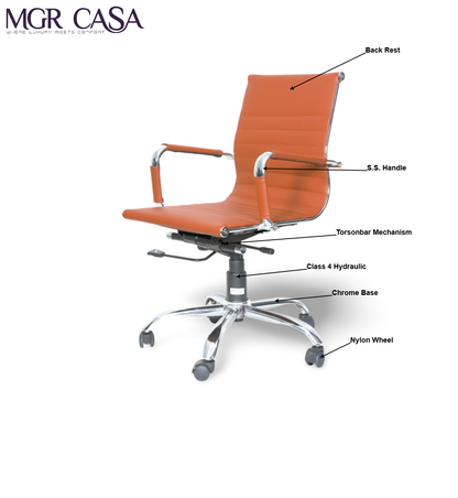 MGR SLICK CUSHION MID BACK OFFICE CHAIR